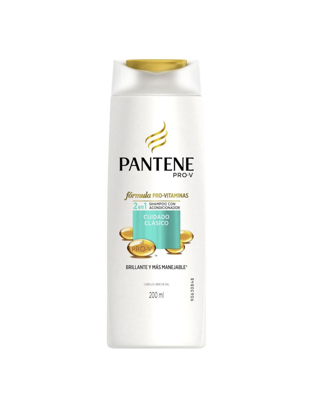 SHAMPOO PANTENE AMINO PRO - V 2 EN 1 CLÁSICO FRASCO CON 200 ML