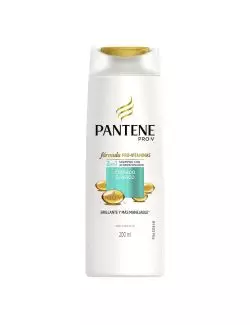 SHAMPOO PANTENE AMINO PRO - V 2 EN 1 CLÁSICO FRASCO CON 200 ML