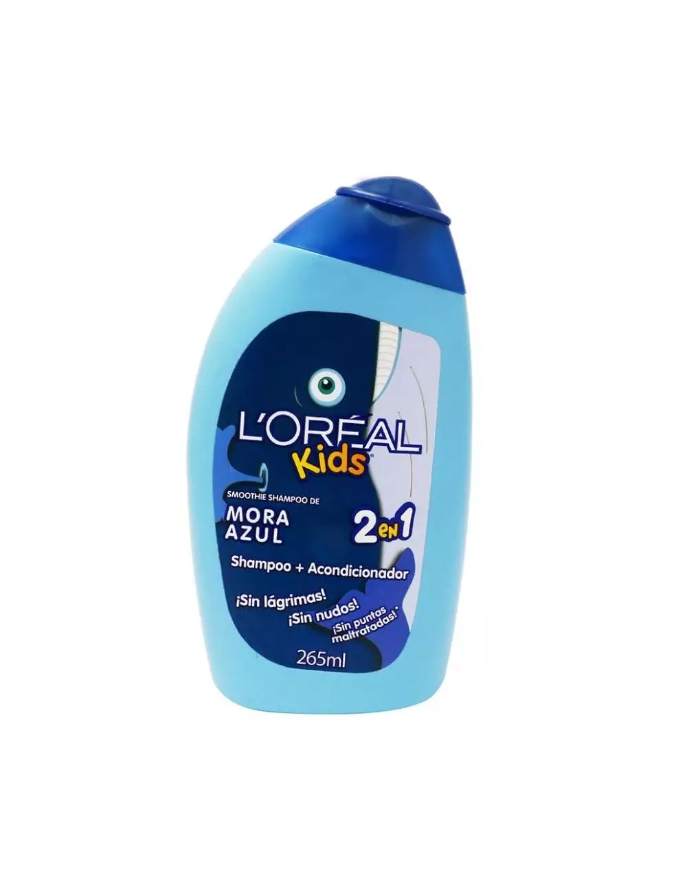 Shampoo Lóreal Kids Mora Azul 2 En 1 Botella Con 256 mL