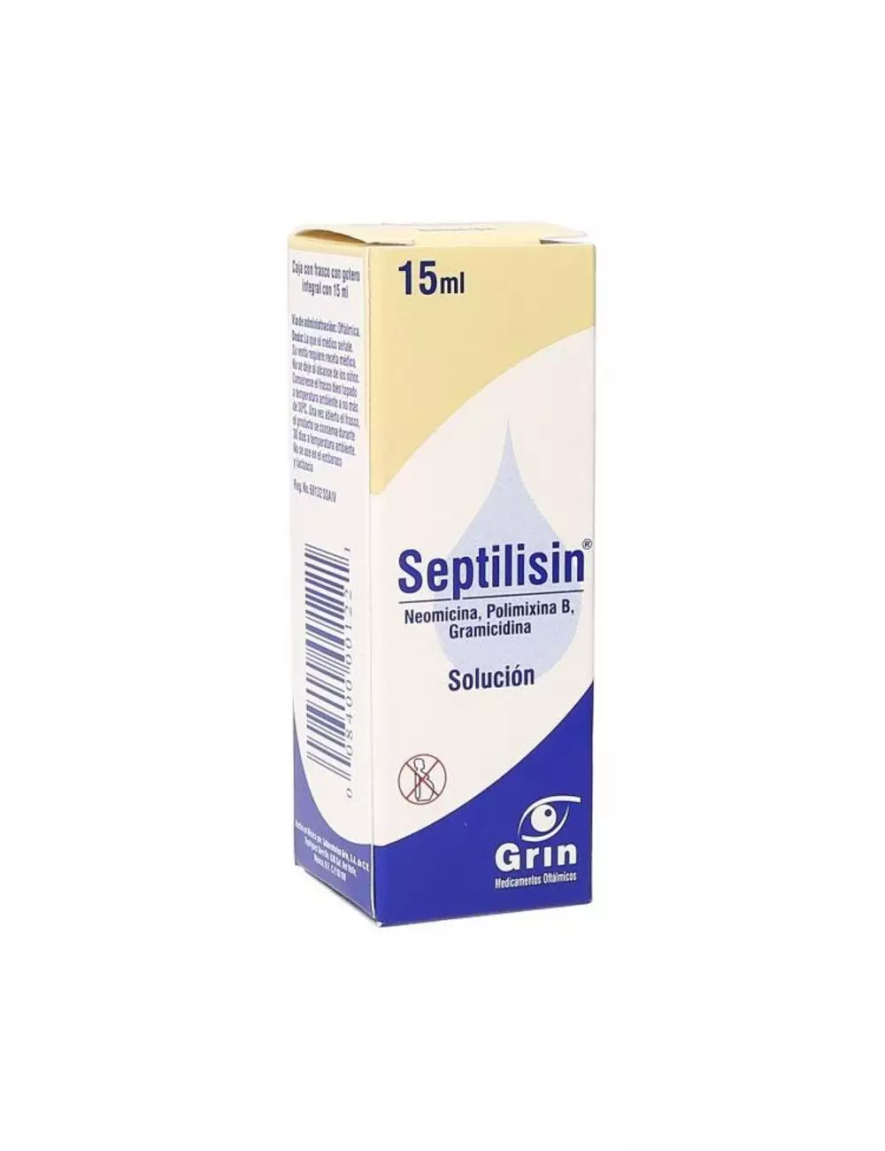 Septilisin Solución Caja Con Frasco Gotero Con 15mL