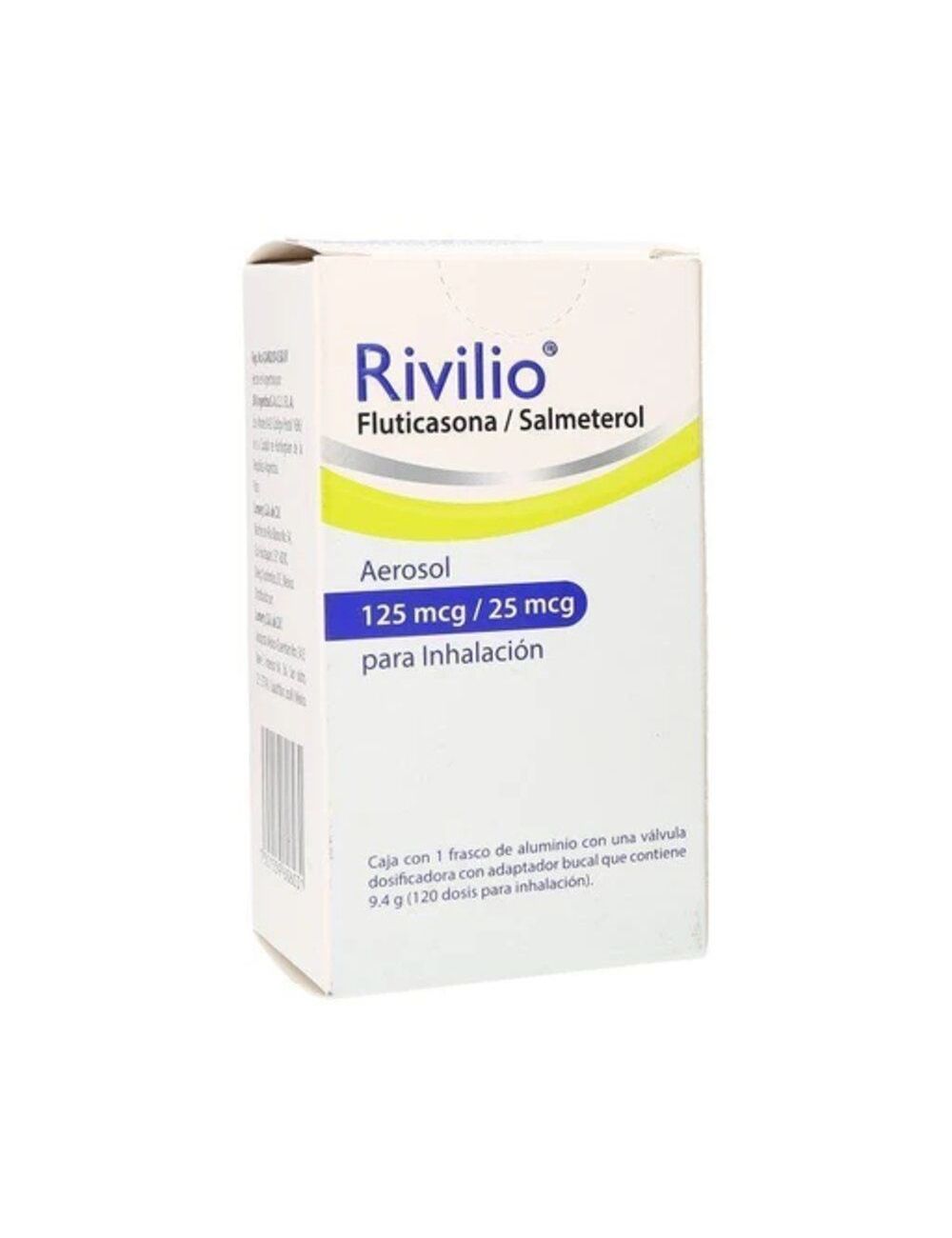 Rivilio 125mcg/25mcg Caja Con 1 Frasco con 120 Dosis