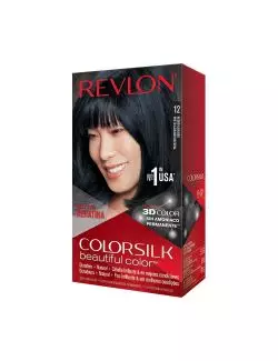 Revlon Colorsilk Tinte Permanente Sin Amoniaco 12 Negro Azulado