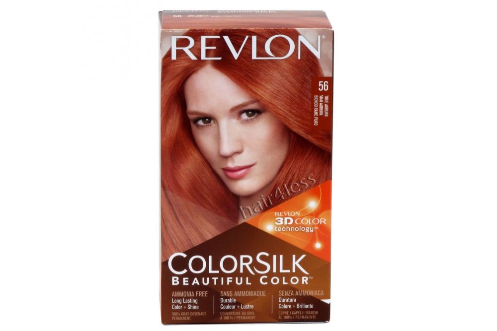 Revlon Colorsilk Tinte Permanente 56 Castaño Rojizo Caja Con 1 Aplicación