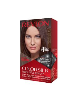 Revlon Colorsilk Tinte Permanente 27 Castaño Cálido Profundo Caja Con  1 Aplicación