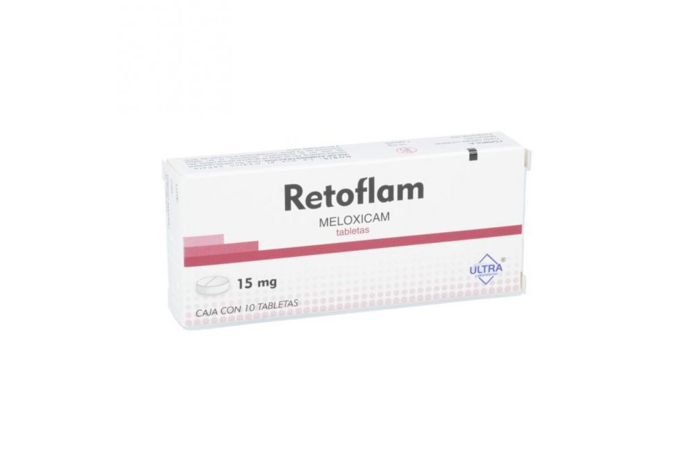 Retoflam Meloxicam 15 mg Caja Con 10 Tabletas
