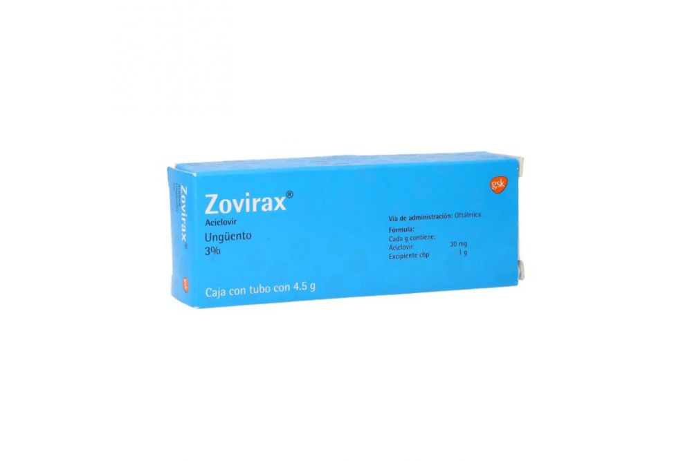 Zovirax 3% Caja Con Tubo Con 4.5g