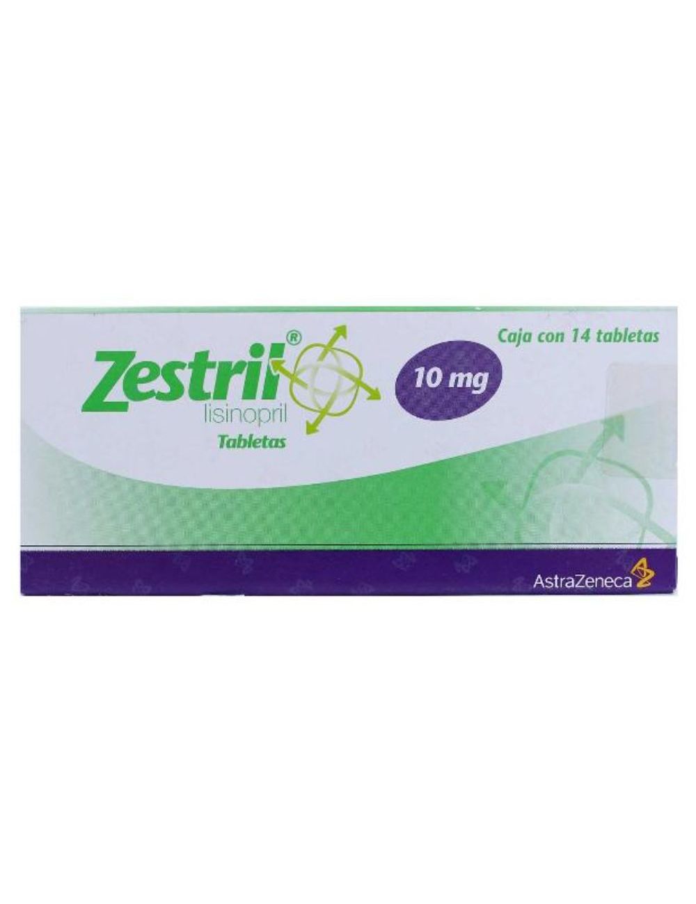 Zestril 10 mg Caja Con 14 Tabletas