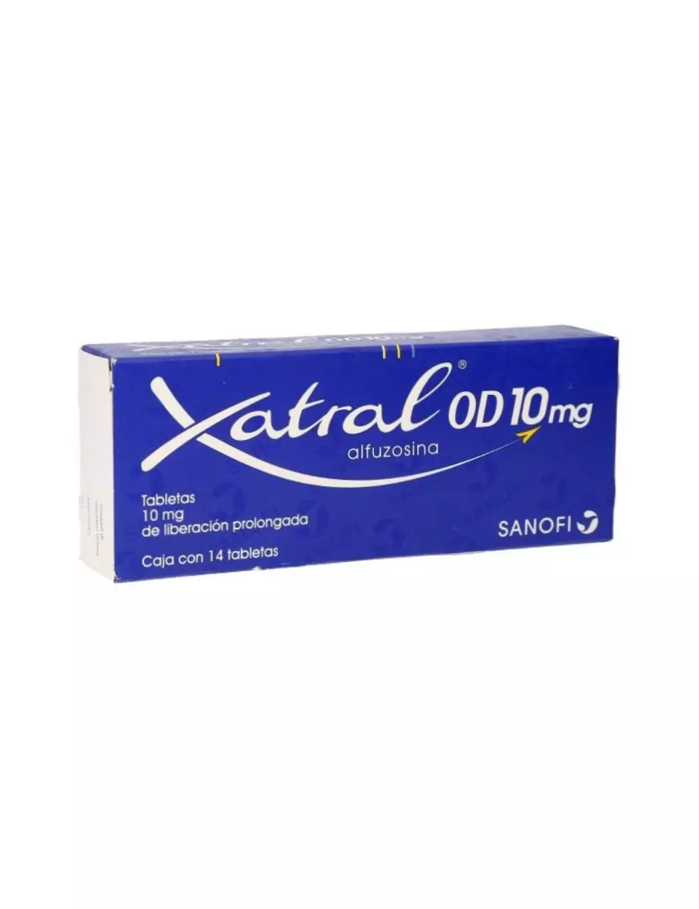 XATRAL-OD 10 MG CAJA CON 14 TABLETAS