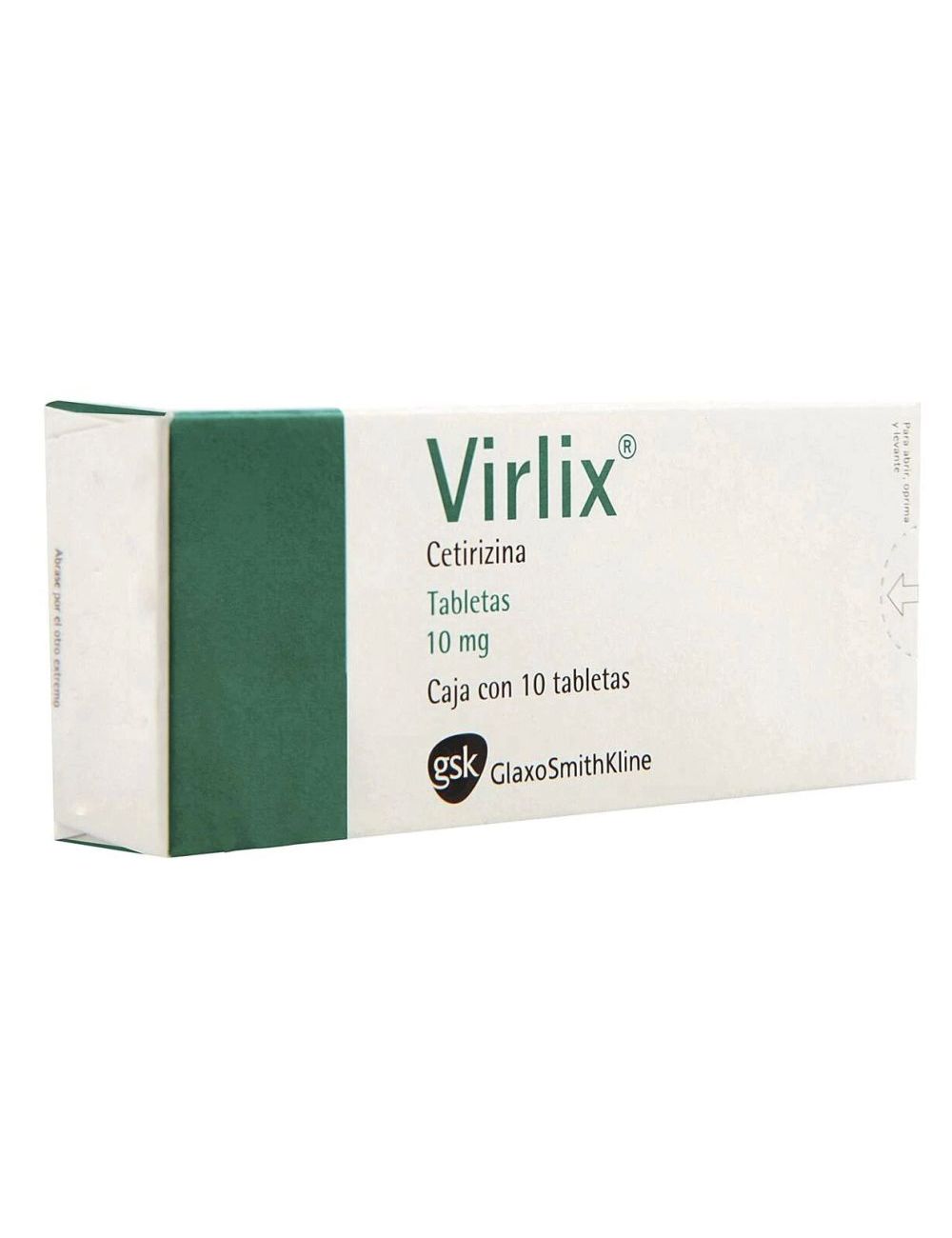 Virlix 10mg Caja Con 10 Tabletas