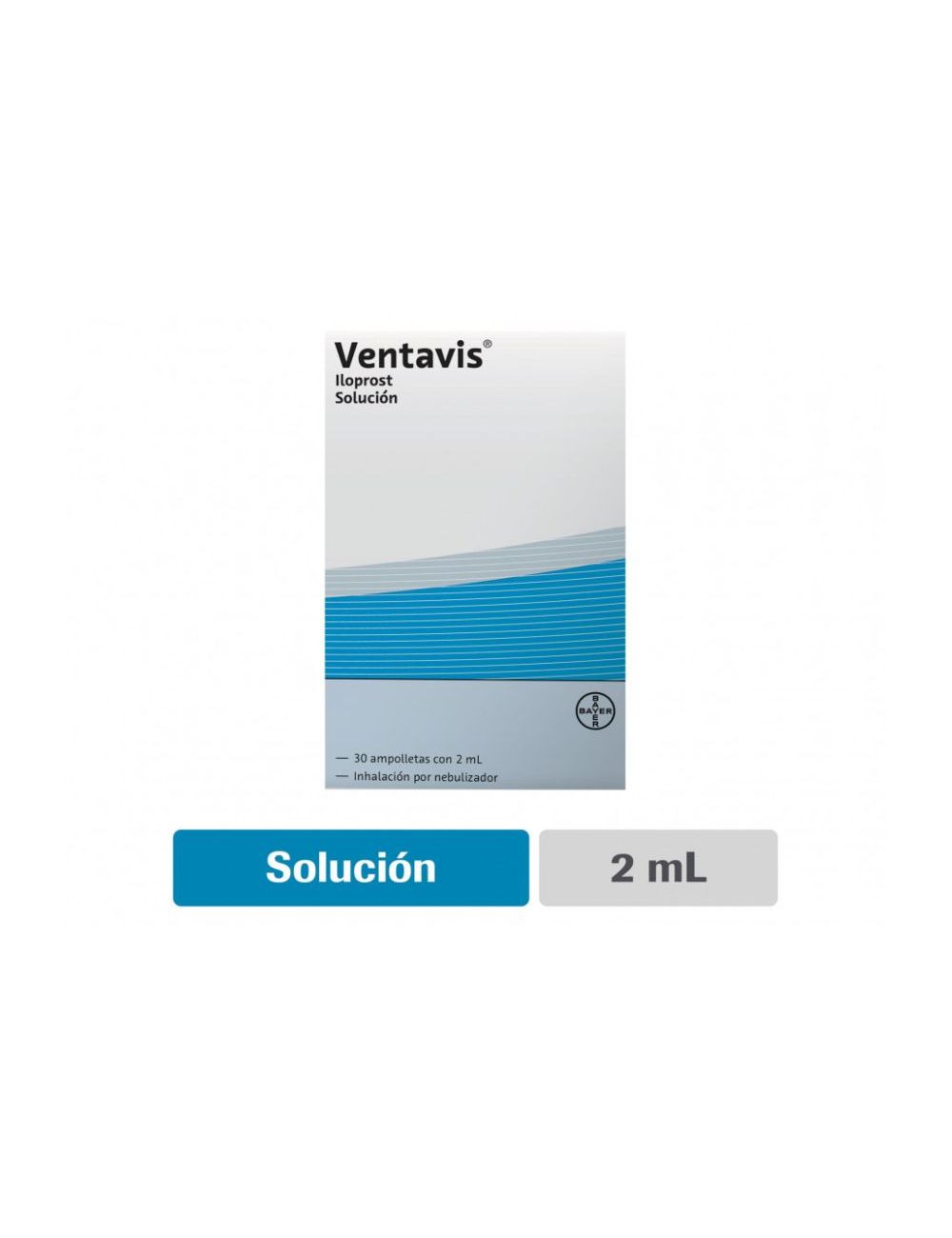 Ventavis 10 Mcg Caja Con 30 Ampolletas Con 2 mL - RX