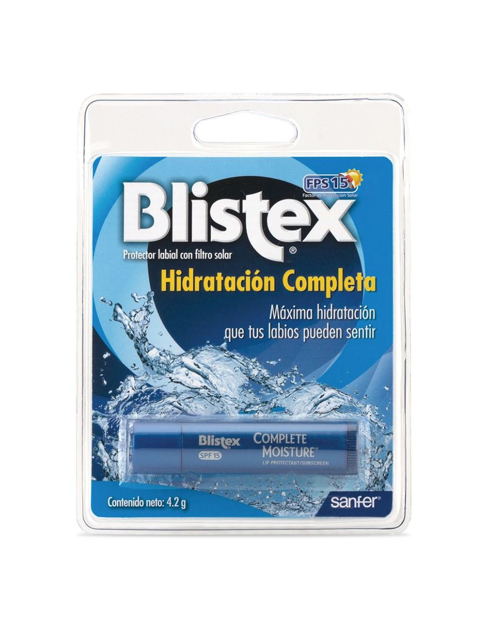 Blistex Lápiz Labial Hidratación Completa FPS 15 Con 4.2g Blistex Lápiz Labial Hidratación Completa FPS 15 Con 4.2g