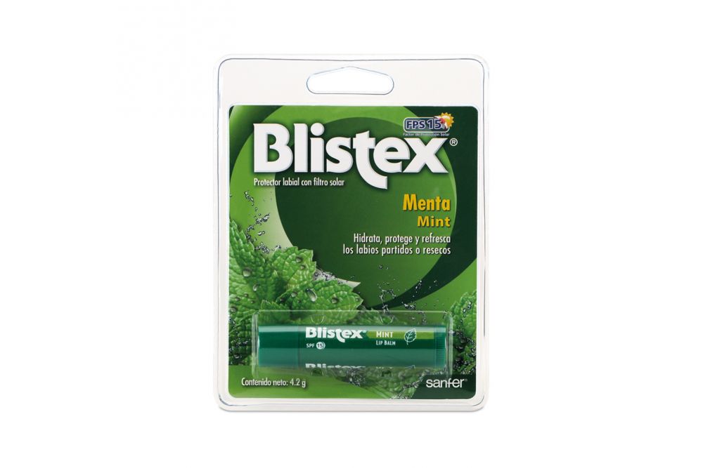 Blistex FPS 15 Menta Empaque Con Frasco Con 4.2 g