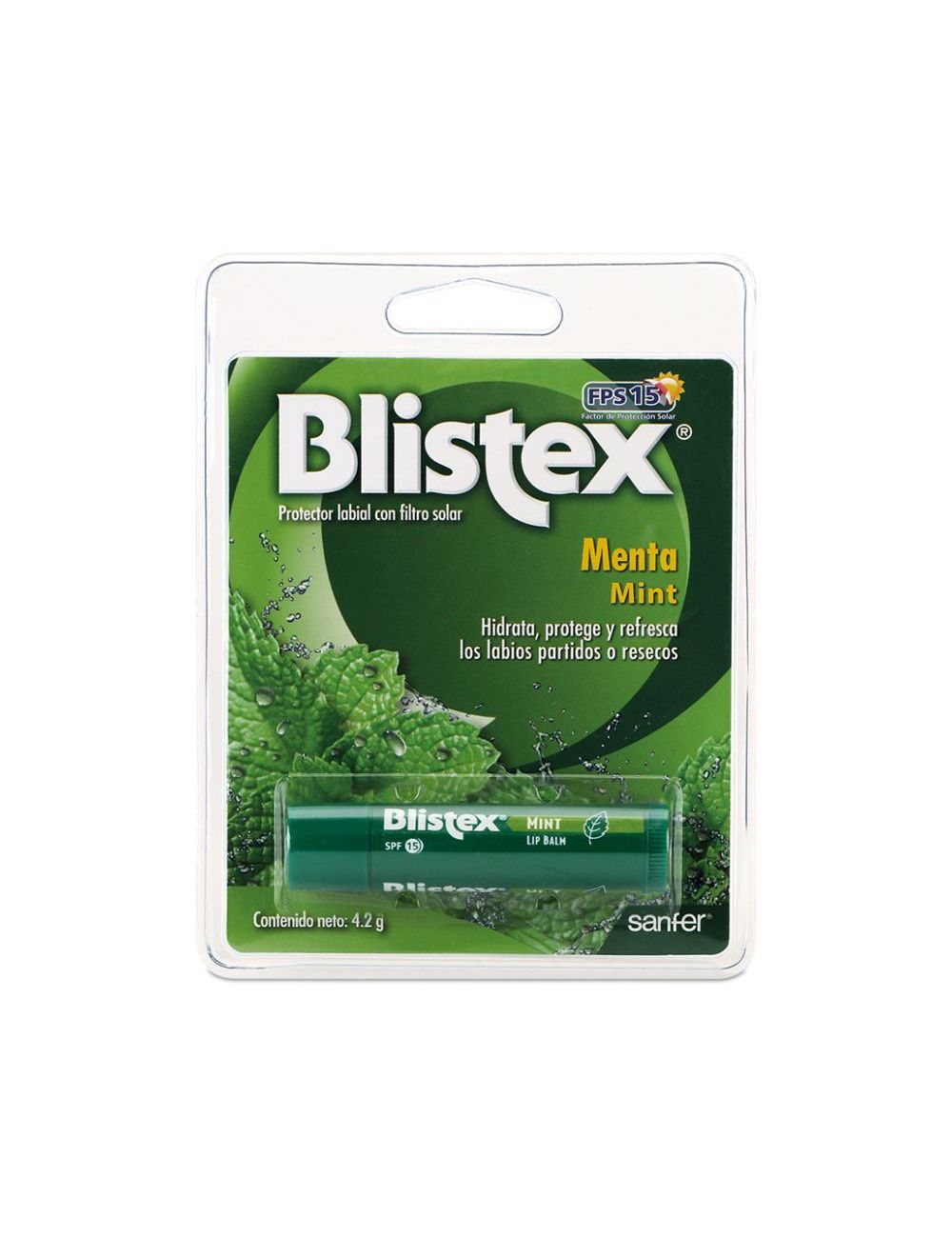 Blistex FPS 15 Menta Empaque Con Frasco Con 4.2 g Blistex FPS 15 Menta Empaque Con Frasco Con 4.2 g