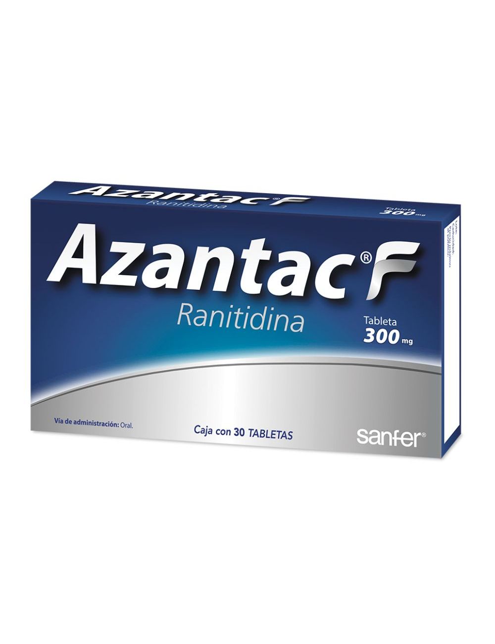 Azantac 300 mg Caja Con 30 Tabletas