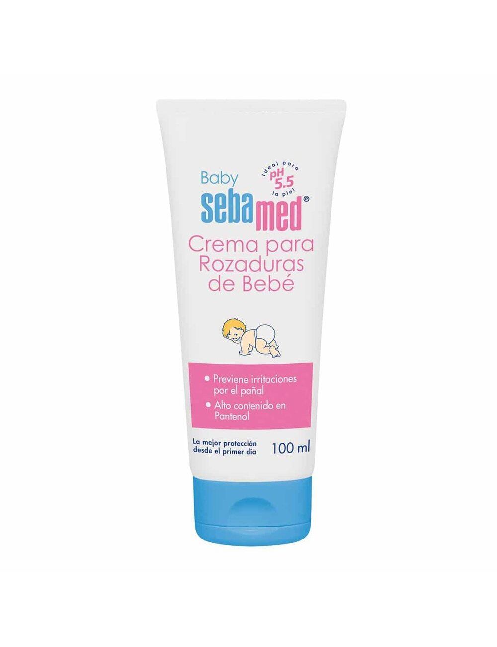 Sebamed Crema Para Rozaduras Para Bebé Caja Con Tubo Con 100 mL