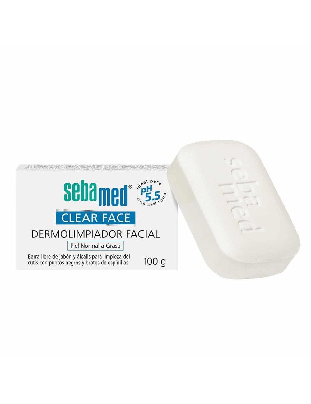 Sebamed Clear Face Jabón Dermolimpiador Barra Con 100 G