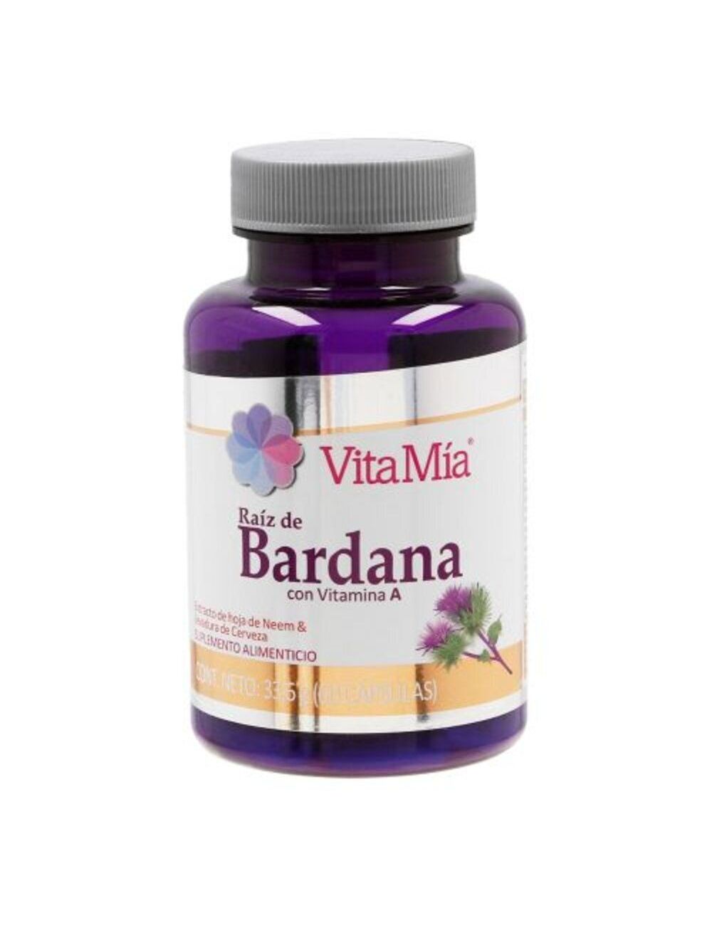 Raíz De Bardana Frasco Con 60 Cápsulas