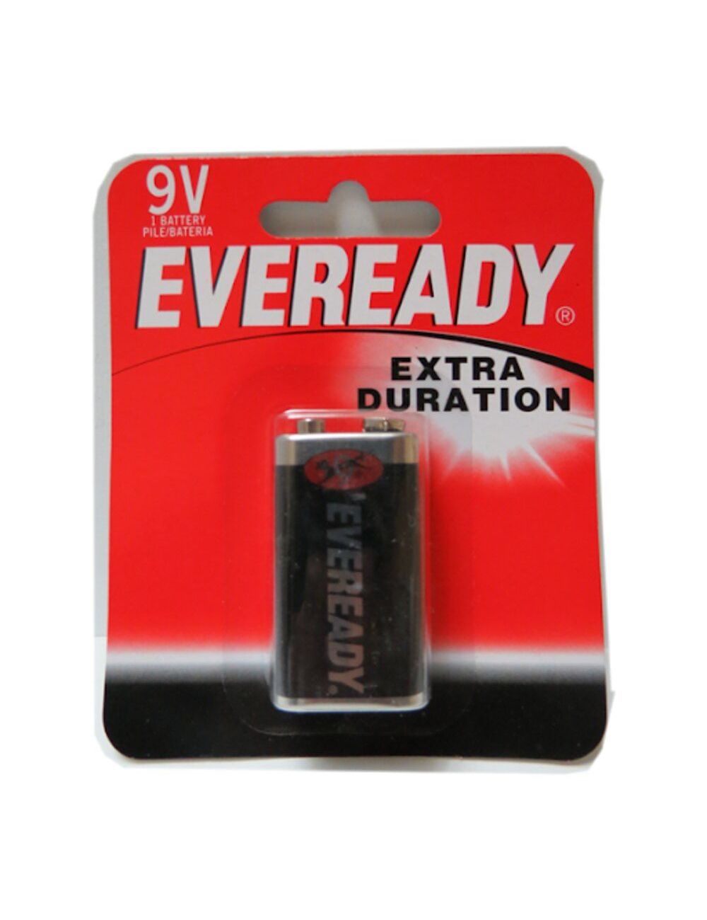 Pilas Eveready Extra Duración 9V Empaque Con 1 Pieza Pilas Eveready Extra Duración 9V Empaque Con 1 Pieza