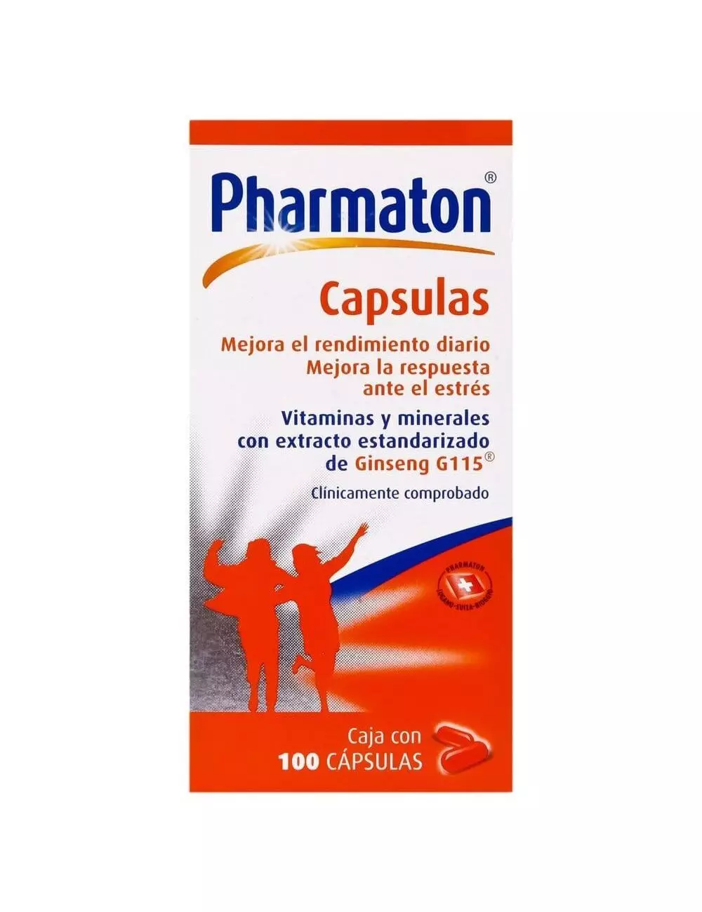 Pharmaton Caja Con  Frasco Con 100 Cápsulas