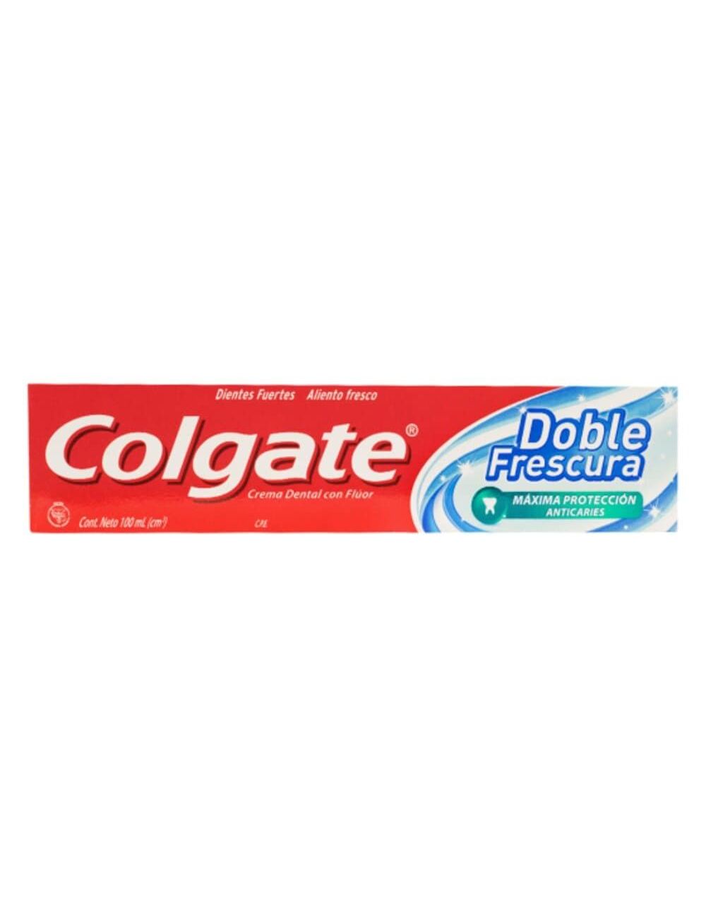 Pasta De Dientes Colgate Doble Frescura Caja Con Tubo Con 100mL