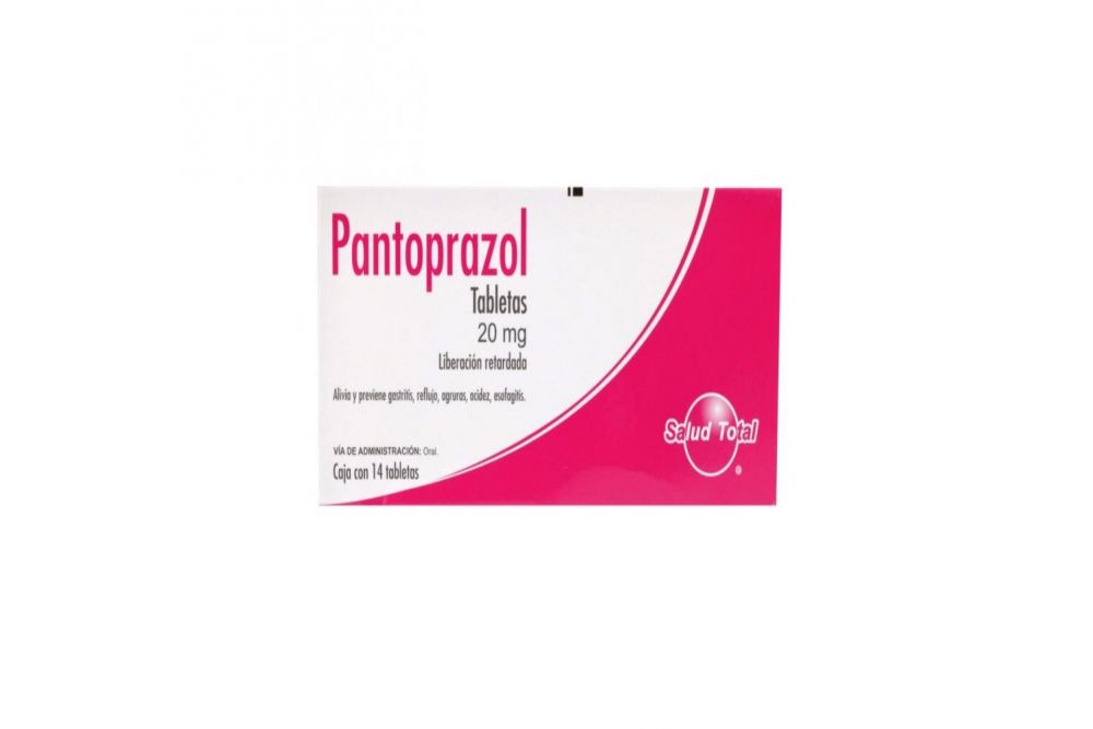 Pantoprazol 20 mg Caja Con 14 Tabletas
