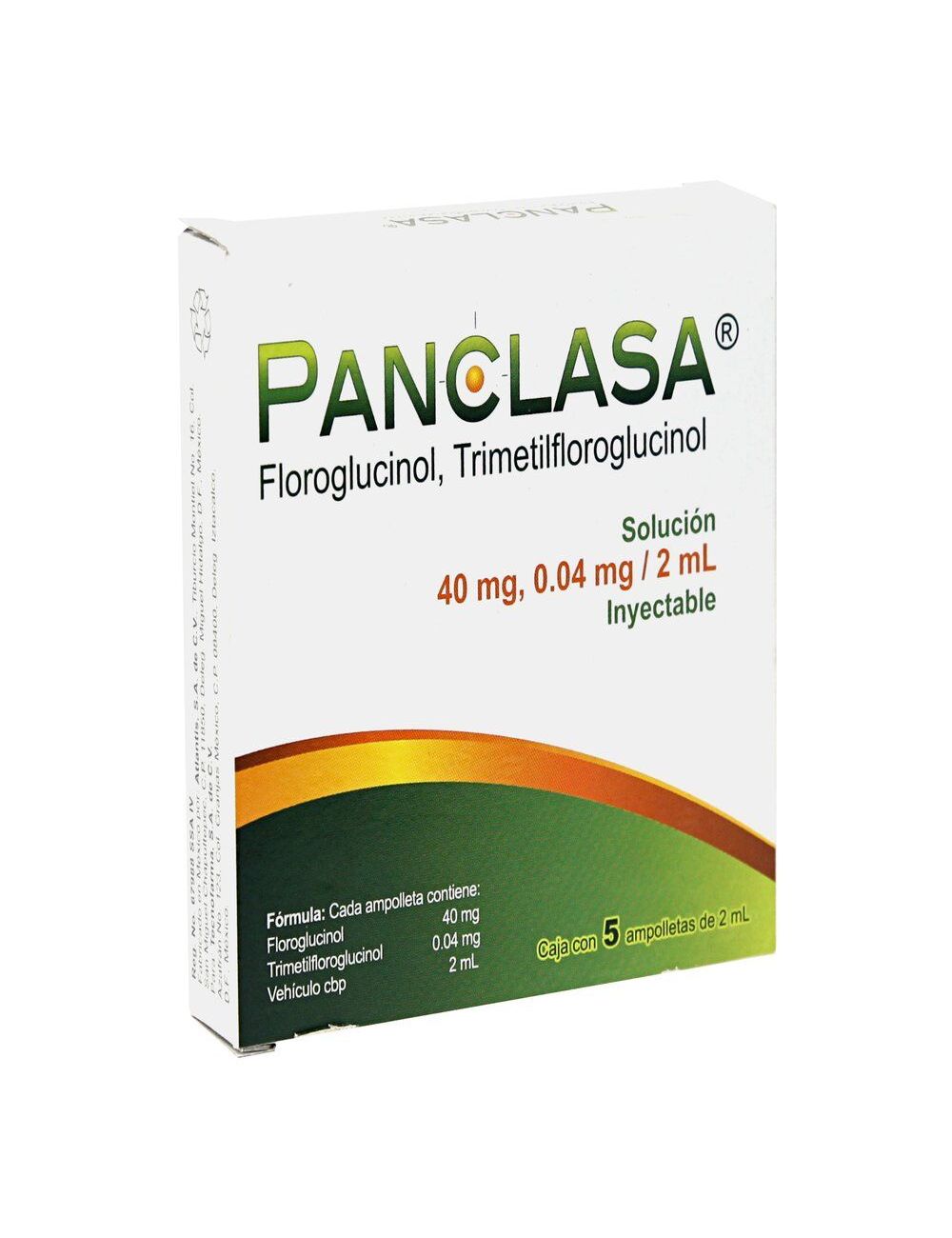 Panclasa Solución Inyectable Caja Con 5 Ampolletas De 2 mL Panclasa Solución Inyectable Caja Con 5 Ampolletas De 2 mL