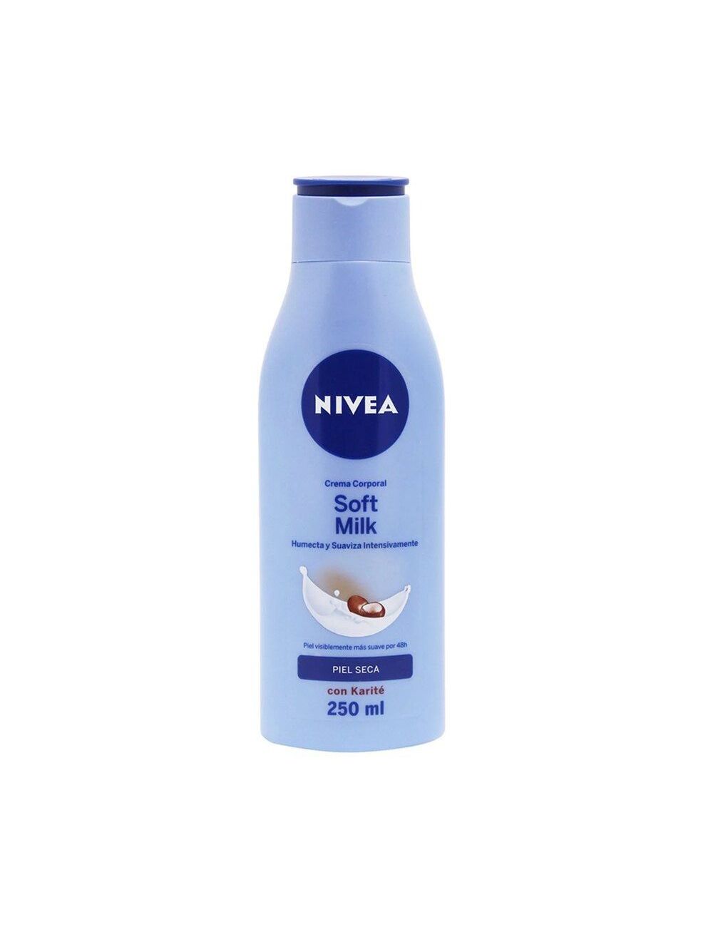 NIVEA Soft Milk Para Piel Seca Botella Con 250mL