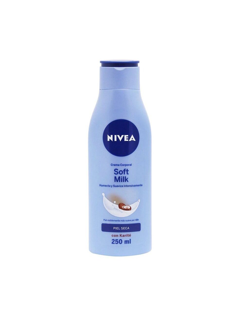 NIVEA Soft Milk Para Piel Seca Botella Con 250mL