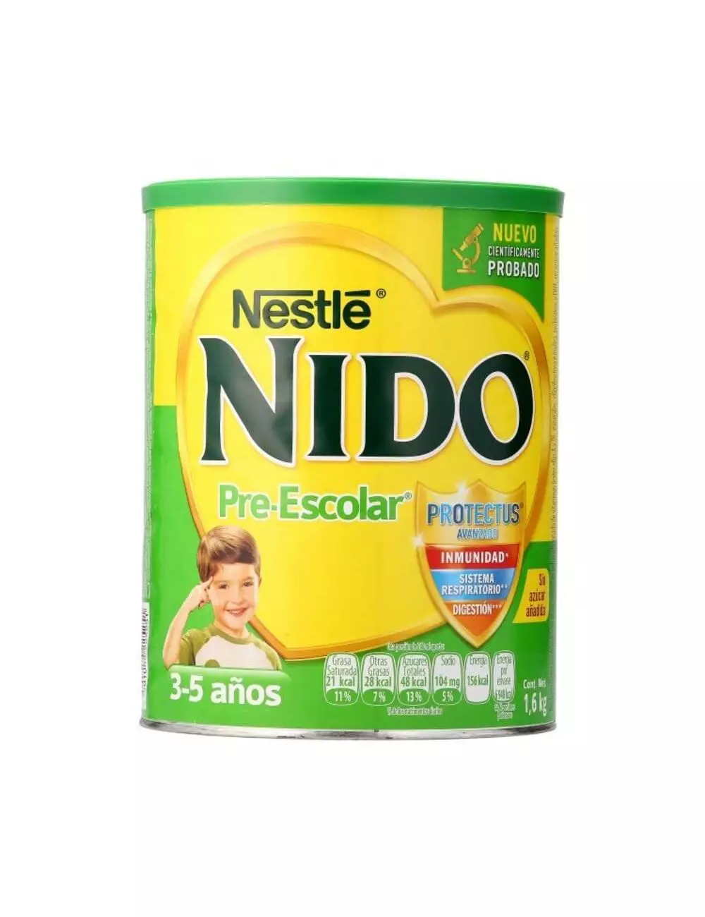 Nido Pre-Escolar 3 - 5 Años Lata Con 1.6 Kg