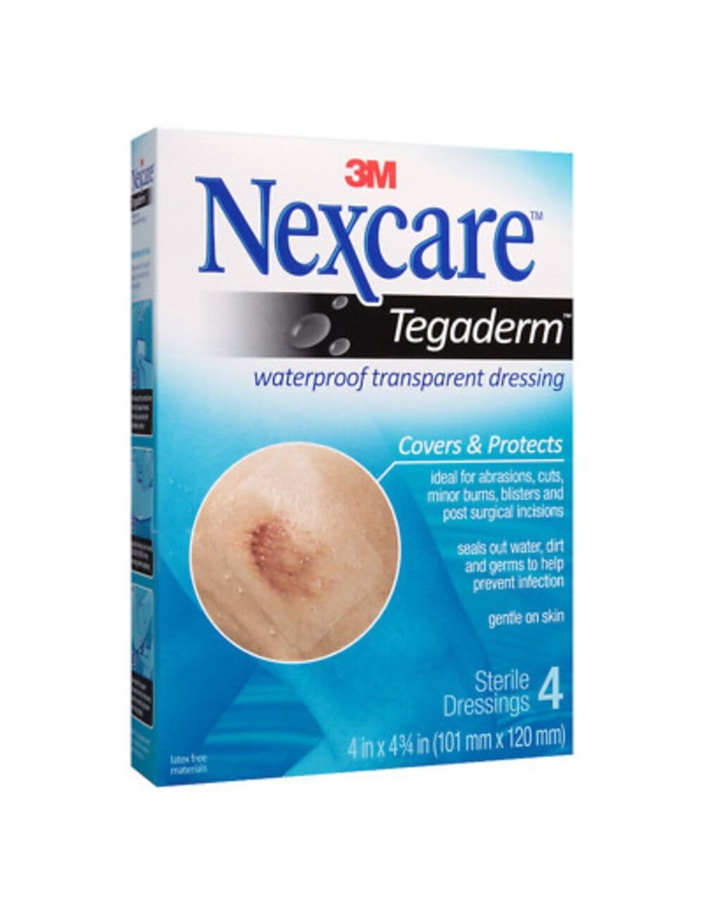 Nexcare Tegaderm Aposito Transparente Caja Con 4 Piezas Nexcare Tegaderm Aposito Transparente Caja Con 4 Piezas