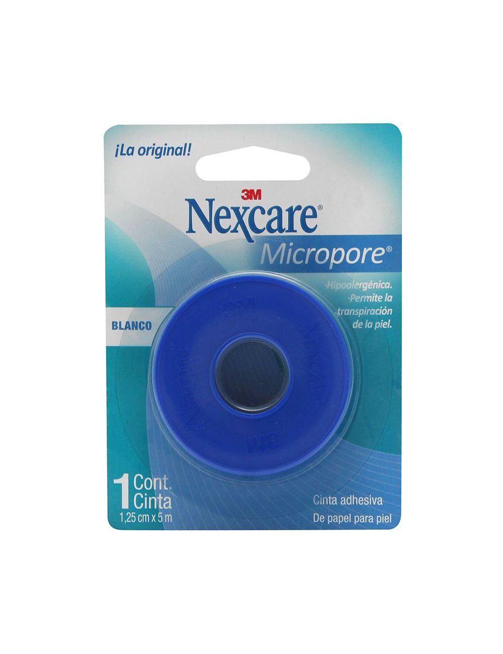 Nexcare Cinta Micropore 1.25cmX5m Blanco Caja Con 1 Rollo Nexcare Cinta Micropore 1.25cmX5m Blanco Caja Con 1 Rollo