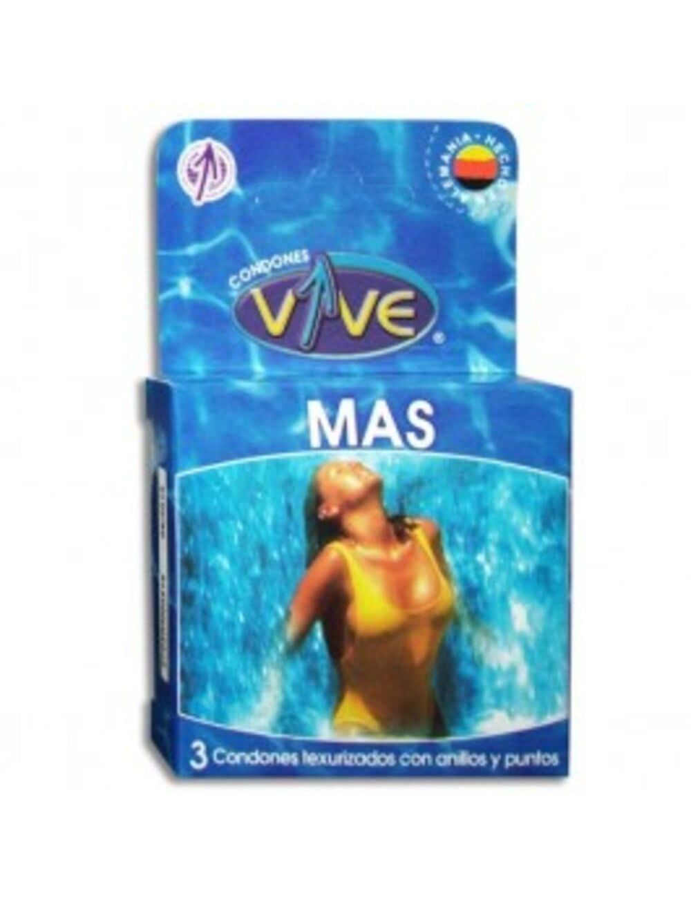 Preservativo Vive Mas Textur Cart C
