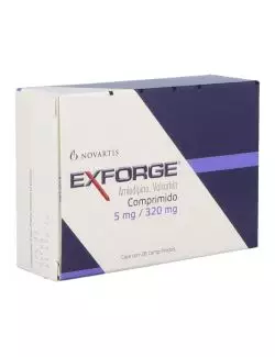 EXFORGE® 5 mg/320 mg (Amlodipino/Valsartán) - 28 Comprimidos - Novartis