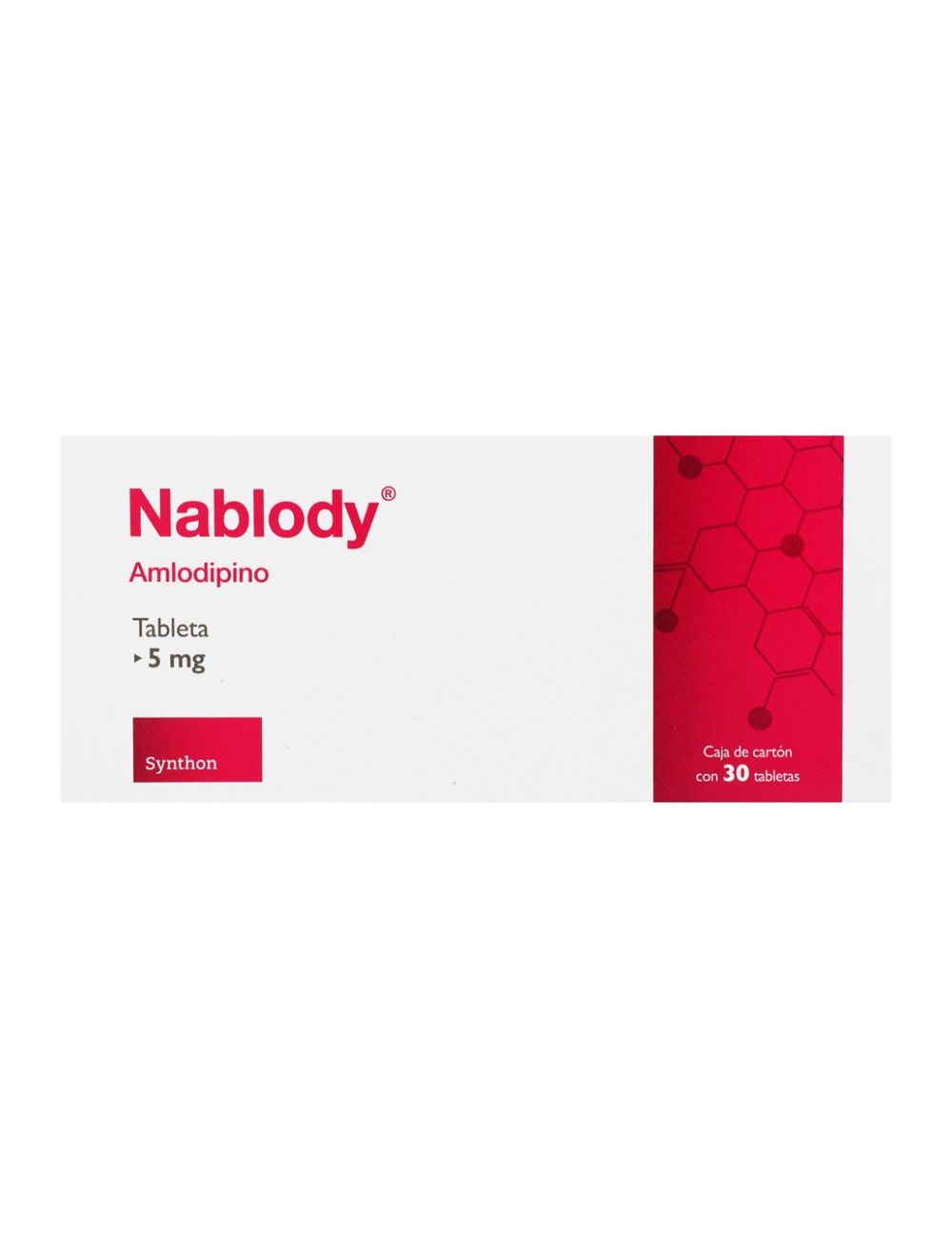 Nablody 5 mg. 30 Tabletas Nablody 5 mg. 30 Tabletas