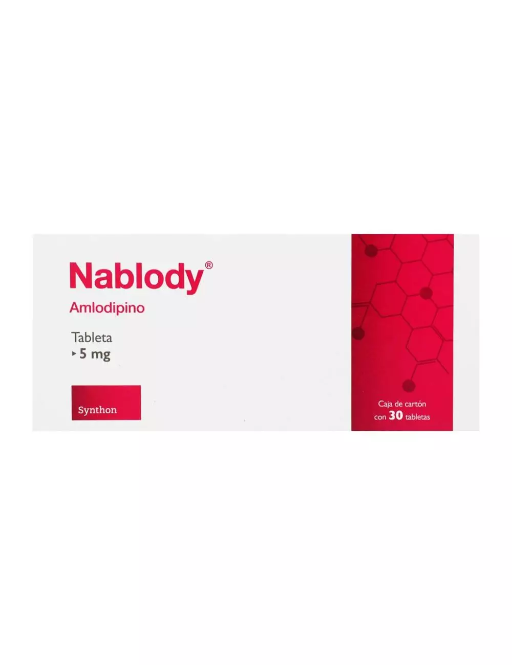 Nablody 5 mg. 30 Tabletas