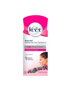 Veet Bandas Depilatorias Piel  Normal Caja Con 20 piezas