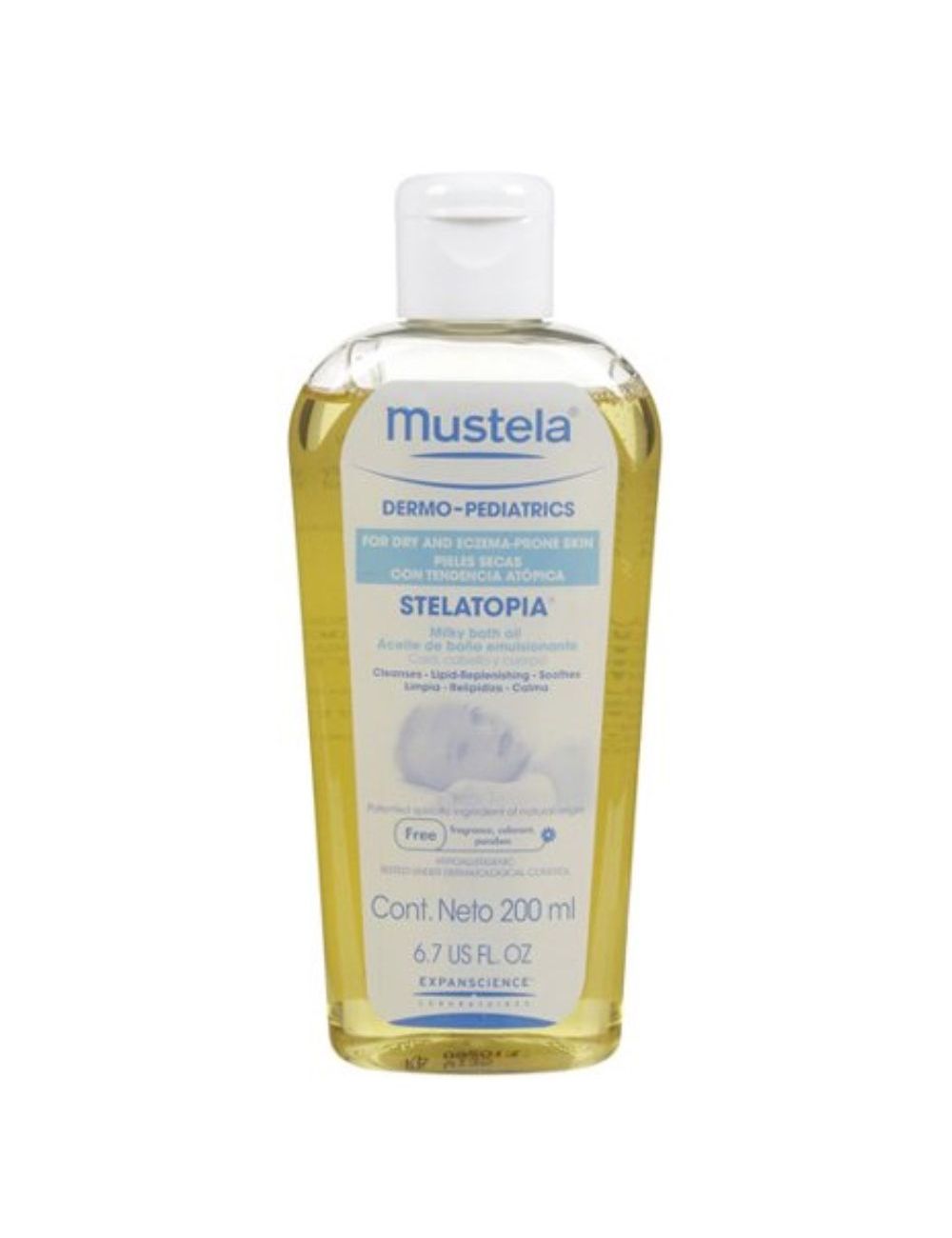 Mustela Stelatopia Aceite De Baño Botella Con 200 mL Mustela Stelatopia Aceite De Baño Botella Con 200 mL
