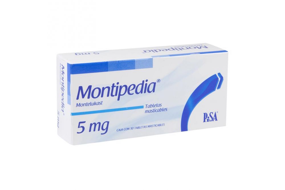 Montipedia 5mg Caja Con 30 Tabletas Masticables