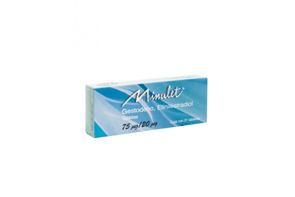 Precio Minulet 75 mcg/20 mcg con 21 tabletas | Farmalisto MX