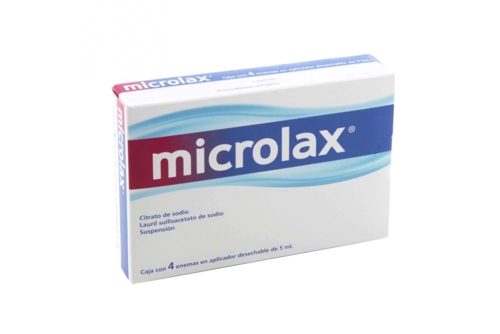 Microlax Caja Con 4 Enemas De 5 mL