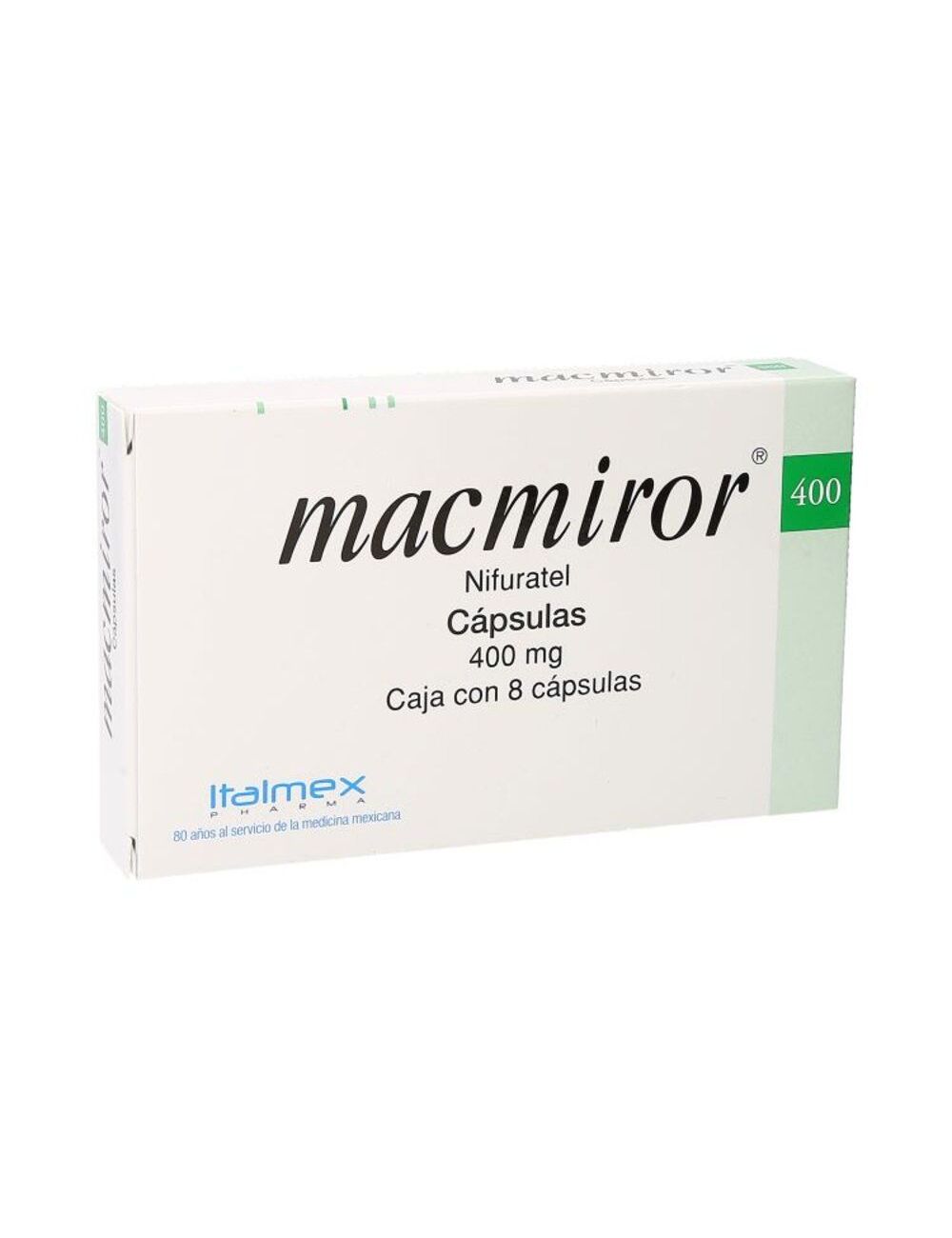 Macmiror 400 mg Caja Con 8 Cápsulas