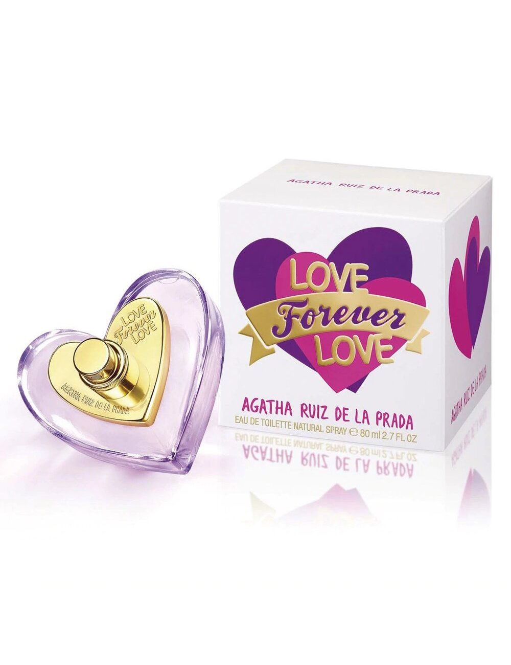 LOVE FOREVER LOVE AGATHA RUIZ DE LA PRADA FRAGANCIA 80ML - FRASCO CON 80ML
