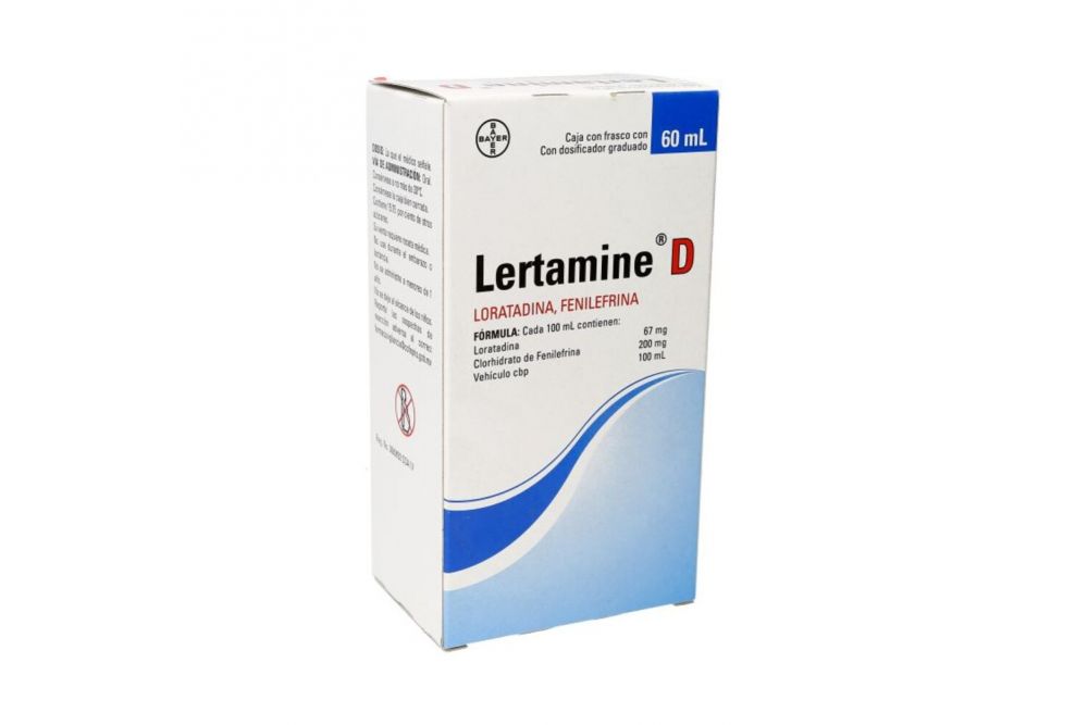 Lertamine D 67 mg / 200 mg Caja Con Frasco De 60 mL
