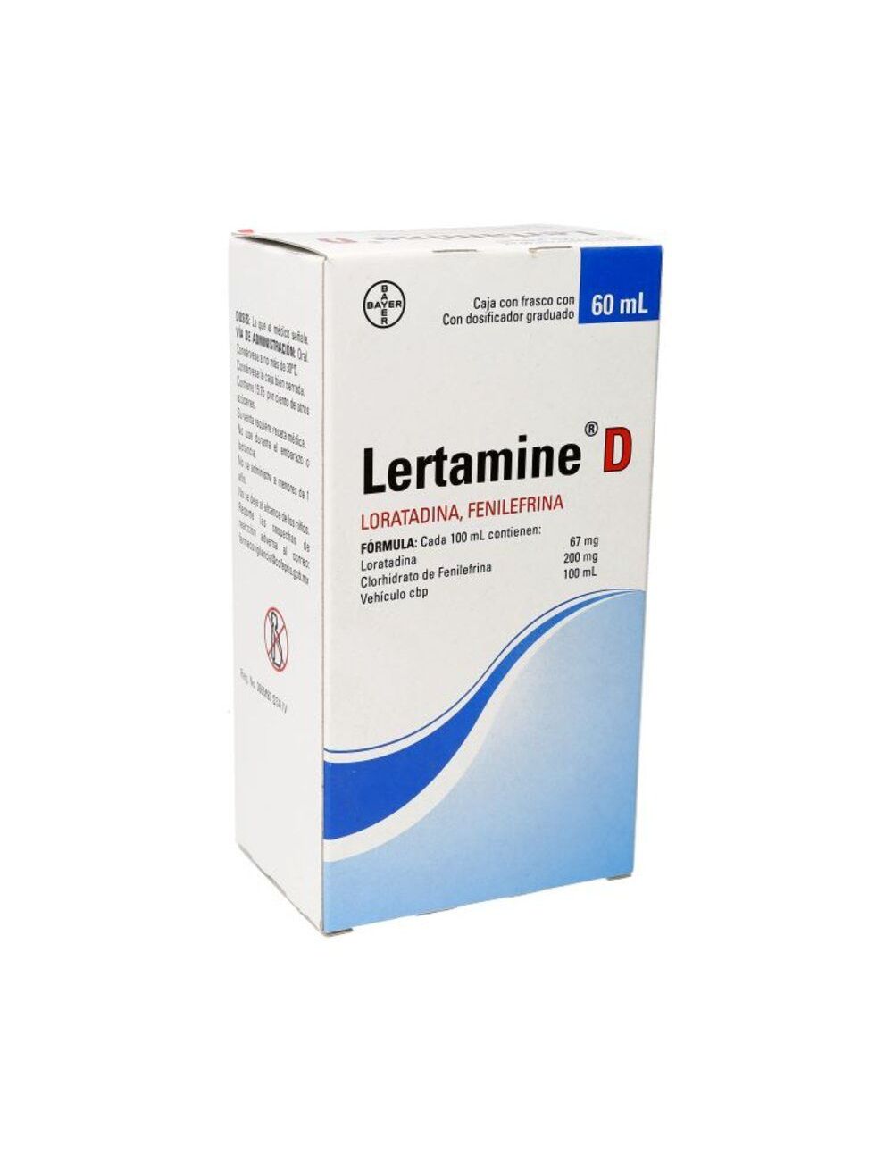 Lertamine D 67 mg / 200 mg Caja Con Frasco De 60 mL