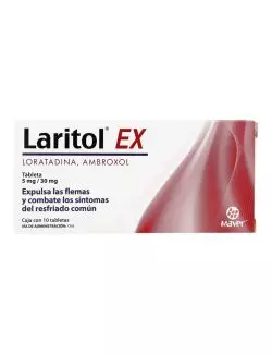 LARITOL EX 30/5 MG C/10 TAB