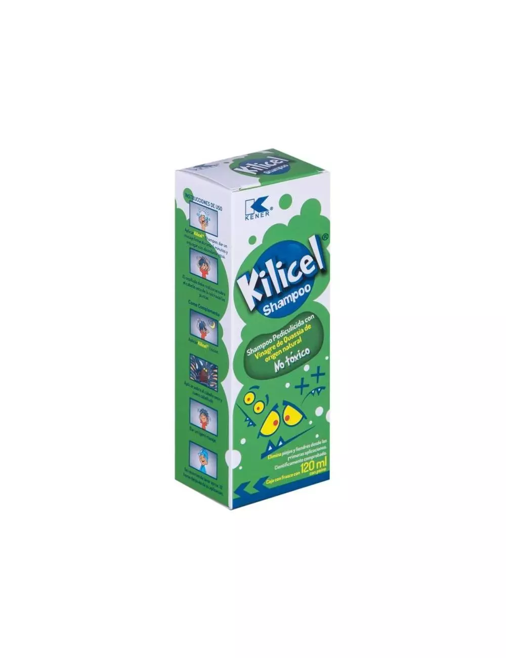 Kilicel Shampoo 3 g Caja Con Frasco Con 120 mL