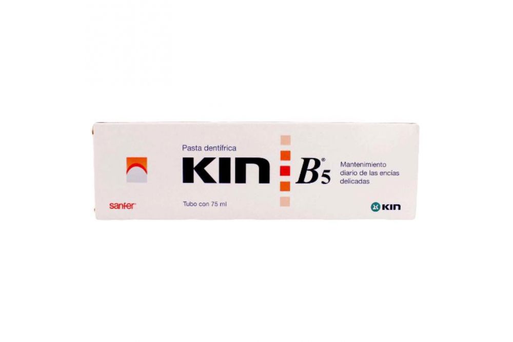 Kin B5 Pasta Dentifrica Caja Con Tubo Con 75 mL