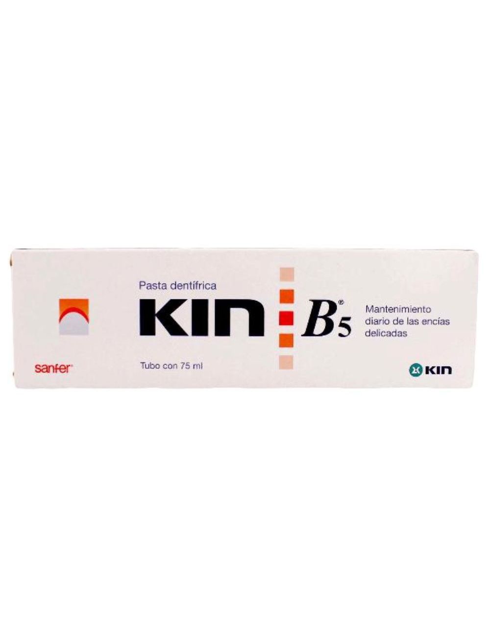 Kin B5 Pasta Dentifrica Caja Con Tubo Con 75 mL