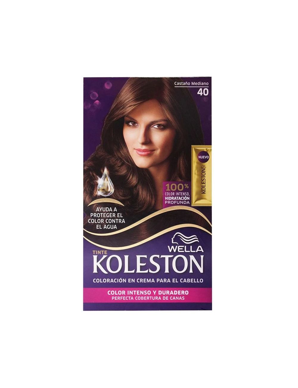 Koleston Tinte para Cabello en Crema No 40, Castaño Medio