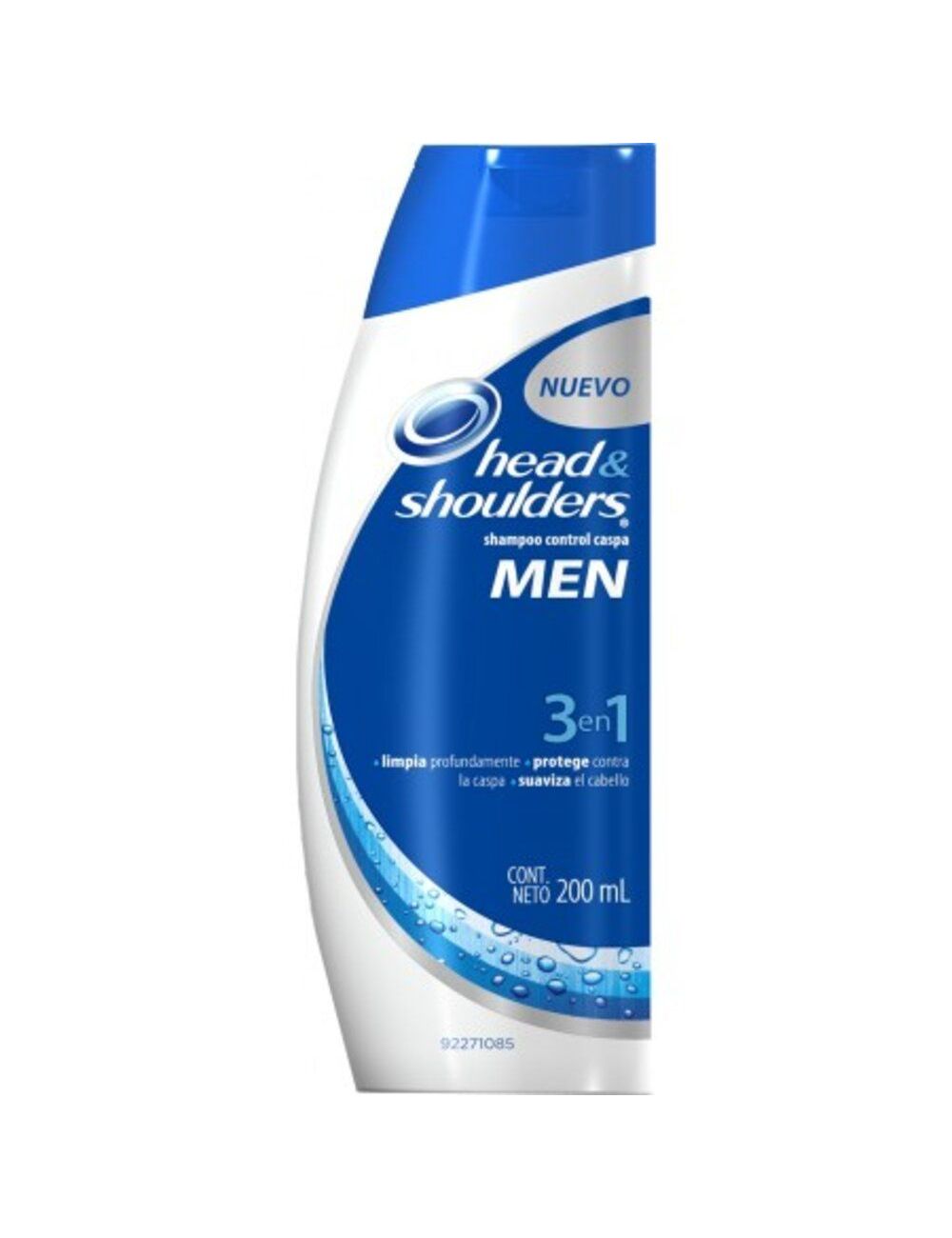 Head Shoulders 3 En 1 Control Caspa Frasco Con 200 mL